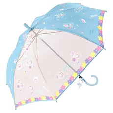 NAKATANI 兒童款自動傘 彩虹獨角獸 附精緻小吊飾