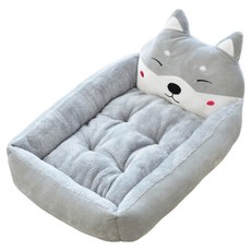 秋田犬寵物床, 1個, 灰色