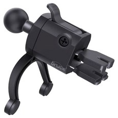 brucE 喬楀 手機架通用型底座 U型旋轉冷氣孔支架 BR005, 黑色, 1個