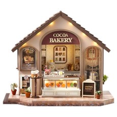 ADICO 幸福商店系列 DIY 迷你模型套組 可可烘焙坊, 1個, 混色