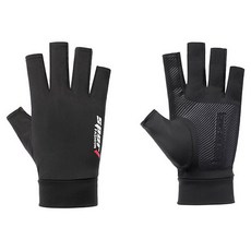 바코젤 남성용 스포츠 등산 미끄럼방지 반장갑 양손 세트, 블랙, 1세트