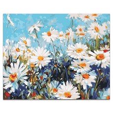 KHOHIMO 名畫 DIY 數字油畫 組 5W0456, 1個, 花朵7