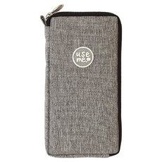 Sunny 三瑩文具 use me 滴注L型拉鍊袋, 灰色, 1個