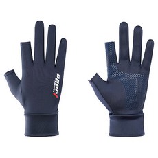 Bako-gel 男性運動登山防滑手指手套雙手組, 1套, 海軍藍