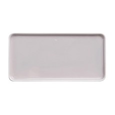 SSUEIM LEED系列 莫蘭迪陶瓷長方形淺盤 L, 1個, 粉色