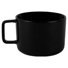 EXCELSA Nordic石陶馬克杯 400ml, 曜石黑, 1個