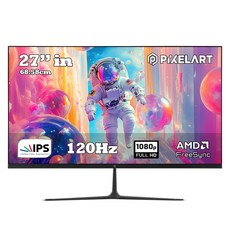 픽셀아트 FHD IPS 120Hz 게이밍 모니터, 68.58cm, PA2742IPS(일반)