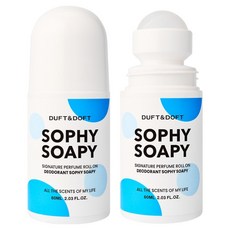 DUFT&DOFT 經典香氛滾珠體香劑 皂香, 2個, 60ml