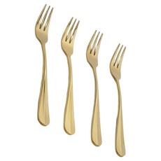 TABLE Art. 家用茶叉 韓國製, 4支, 金色