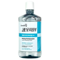 Smiling 百齡 護牙周到漱口水 長效清新, 750ml, 1瓶