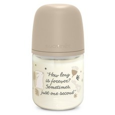 스와비넥스 신생아용 원더랜드 프리미엄 안심 유리젖병, 텍스트 베이지, 120ml, 텍스트베이지, 1개