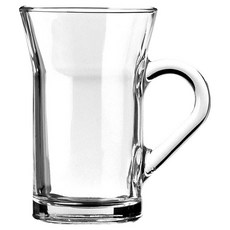 RCR 寬口玻璃馬克杯 237ml, 透明色, 1個