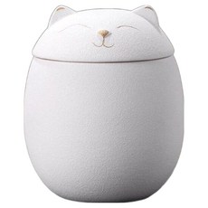 寵物骨灰罈 貓咪 白色, 1個