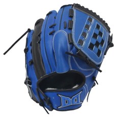 D.David 投手手套 右投用 PS AP-53(RB/BK)25, 1個, 寶藍色 + 黑色
