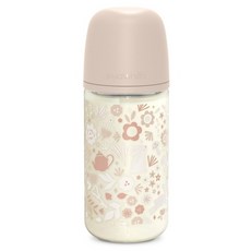 suavinex 蘇維妮 Wonderland頂級安心嬰兒玻璃奶瓶, 1個, 240ml, Liberty粉紅