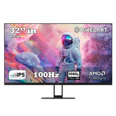 PIXELAR FHD IPS 100Hz 電競螢幕, PA3242IPS(無亮點), 81cm