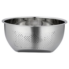 瑞典廚房 304不鏽鋼洗米籃/洗菜盆/瀝水籃, 1個, 銀色