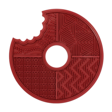 點胭脂 台灣公司貨 化妝刷具清潔盤, 紅色, 1個