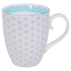 TOKYO DESIGN STUDIO 圖騰馬克杯 325ml, 1個, 白色 藕