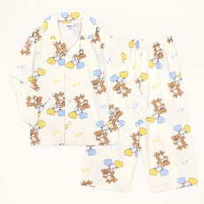 뉴키즈온 몰리멜리프렌즈 아동용 하트팔레트 파자마 상하의 세트