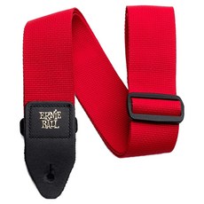 ERNiE BALL Polypro 背帶 紅色 P04040, 1個