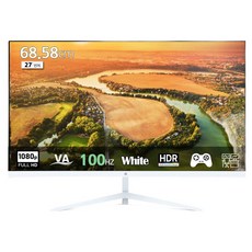 PIXELAR FHD VA 100Hz 螢幕 白色, 68.58cm, PA2730W(無瑕疵)