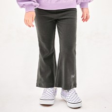 JELISPOON 女童珍珠裝飾亮點喇叭內搭褲