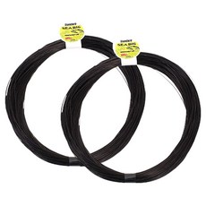 SAPA 硬芯線 標準 30號 自製釣組, 2個, 黑色