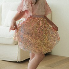 Ellalouise 女童款Abecqua閃亮亮片裙