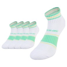 Nassau 女款運動短襪 5雙組 SS-W03, 1套, 薄荷綠