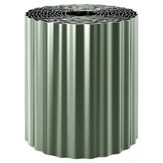 21世紀潮流 Green Guard 堅固花圃分隔鐵製草坪邊條 15cm x 600cm x 厚度 0.25mm, 綠色