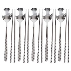 TIARA Obuja Tiara 頂級餐具組, 5套, 湯匙 5p + 筷子 5p, Grand Prix