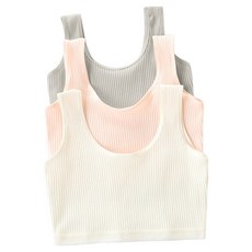 IBboom 女童用 Easy Fit 第1階段 Y18 學生胸罩背心 3件組