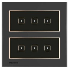 GREENBANK 綠銀 G-Switch T1 無線智能六開關 石墨色 Apple HomeKit 台灣專用規格, 1個