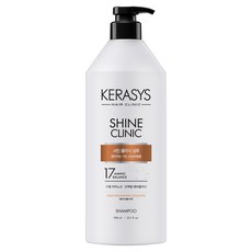 KERASYS Shine Clinic 細軟受損髮豐盈護理蛋白洗髮精, 980ml, 1個