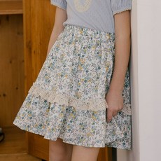 Ellalouise 女童用 Avec Toi 花朵蕾絲裙