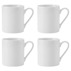 MIKASA Egret馬克杯, 4個, 白瓷