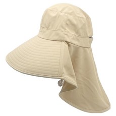 American Road 女性寬簷防曬護頸戶外登山帽 HR2089, 象牙白