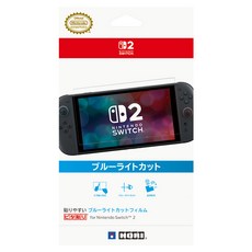 HORI 任天堂 Switch 2 螢幕保護貼 易貼型 抗藍光保護貼組, 1套, NSX-060A, 單一顏色