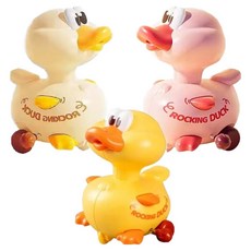 發條玩具3件組 鴨子三劍客, 1套, 混色