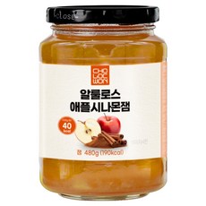 CHOLOCWON 阿洛酮糖蘋果肉桂果醬, 480g, 1個