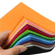 Isaac Cube 彩色不織布 40色套組 無背膠, 1套, 混合色