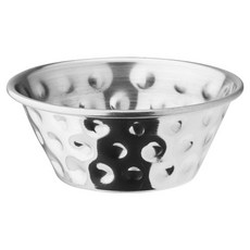 utopia 錘紋不鏽鋼醬料碟 2.5cm, 1個, 不鏽鋼色