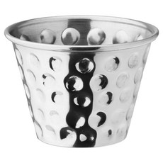 utopia 錘紋不鏽鋼醬料碟 4.5cm, 1個, 不鏽鋼色