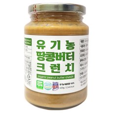 유가원 유기농 땅콩버터 크런치, 420g, 1개