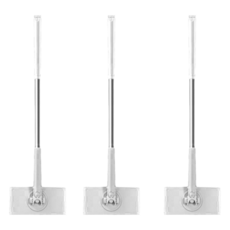 BangJiaShi 幫家適 無死角旋轉平板拖把 白色, 3支