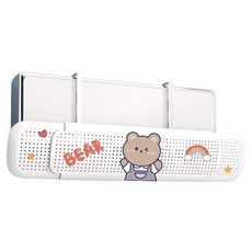 Hataes Mall 與客廳完美搭配的免打孔伸縮冷氣擋風板 + 可愛小熊貼紙套組 單一款式, 1套