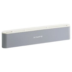 小麥購物 壁掛式刀具收納架 L2268, 1個, 灰色