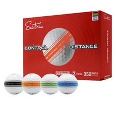 Saintnine 控制距離高爾夫球 3層, 1盒, 12入, 黑色, 橘色, 綠色, 藍色
