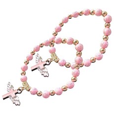 Rositerra天使手鍊, 2個, 粉紅色